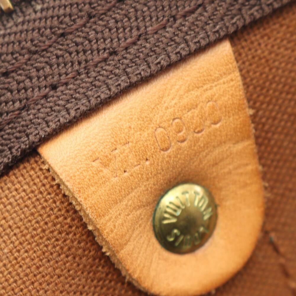 Louis Vuitton Canvas Monogram Bandouliere Leather Keepall Brown Boston Bag - Picture 4 of 9